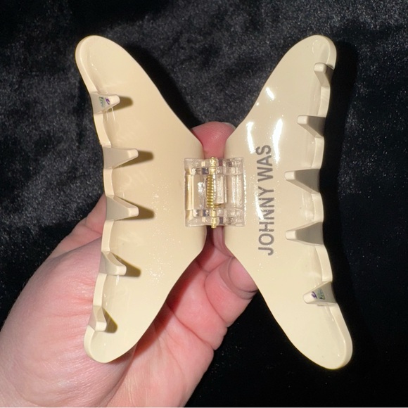 NEW! JOHNNY WAS Dreamer Hair Clip Crane Print Ivory / Cream BRAND NEW! GORGEOUS! - Picture 6 of 14